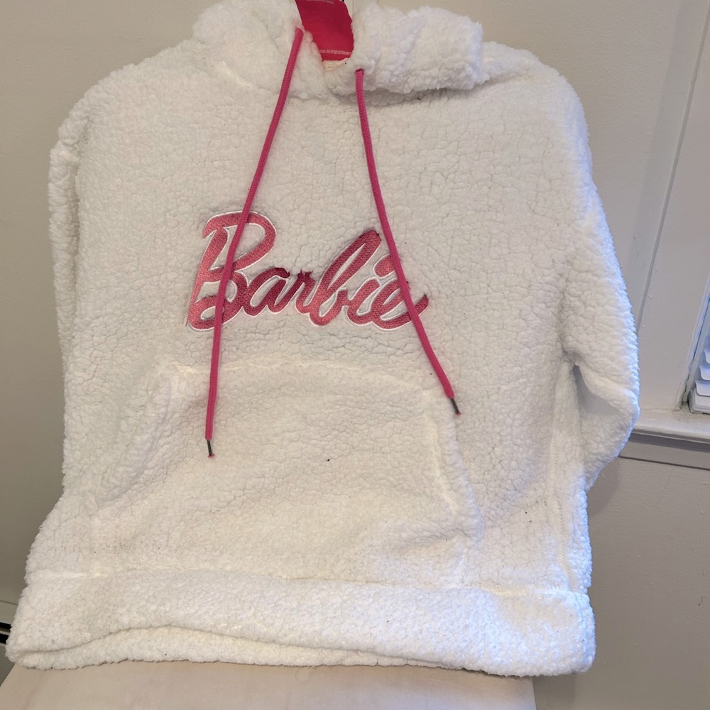 Barbie collection fleece like material hoodie